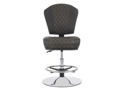 Stilvoll Barhocker Stuhl Designer Metall Esszimmerstuhl Hocker Bar Grau Neu